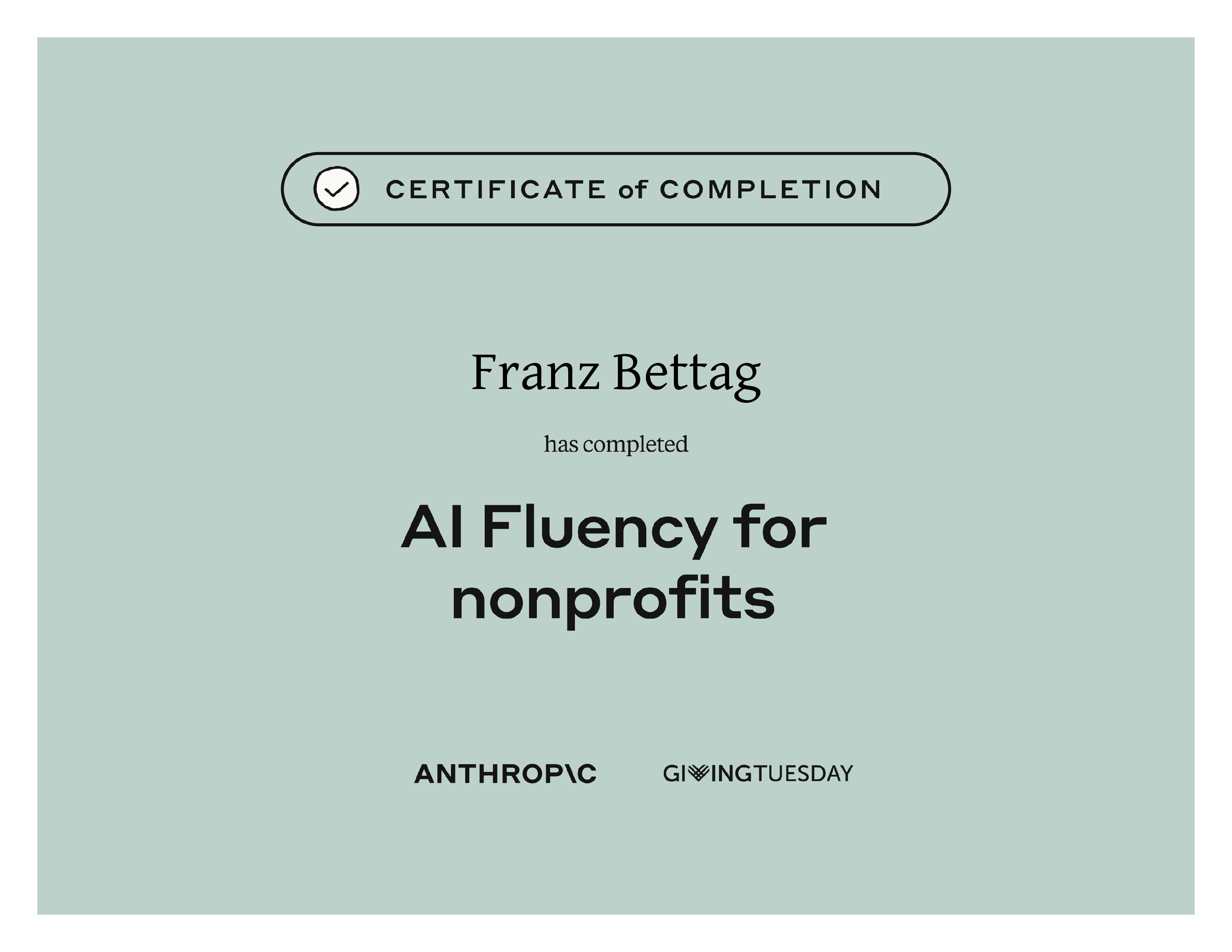 AI Fluency for Non-Profits