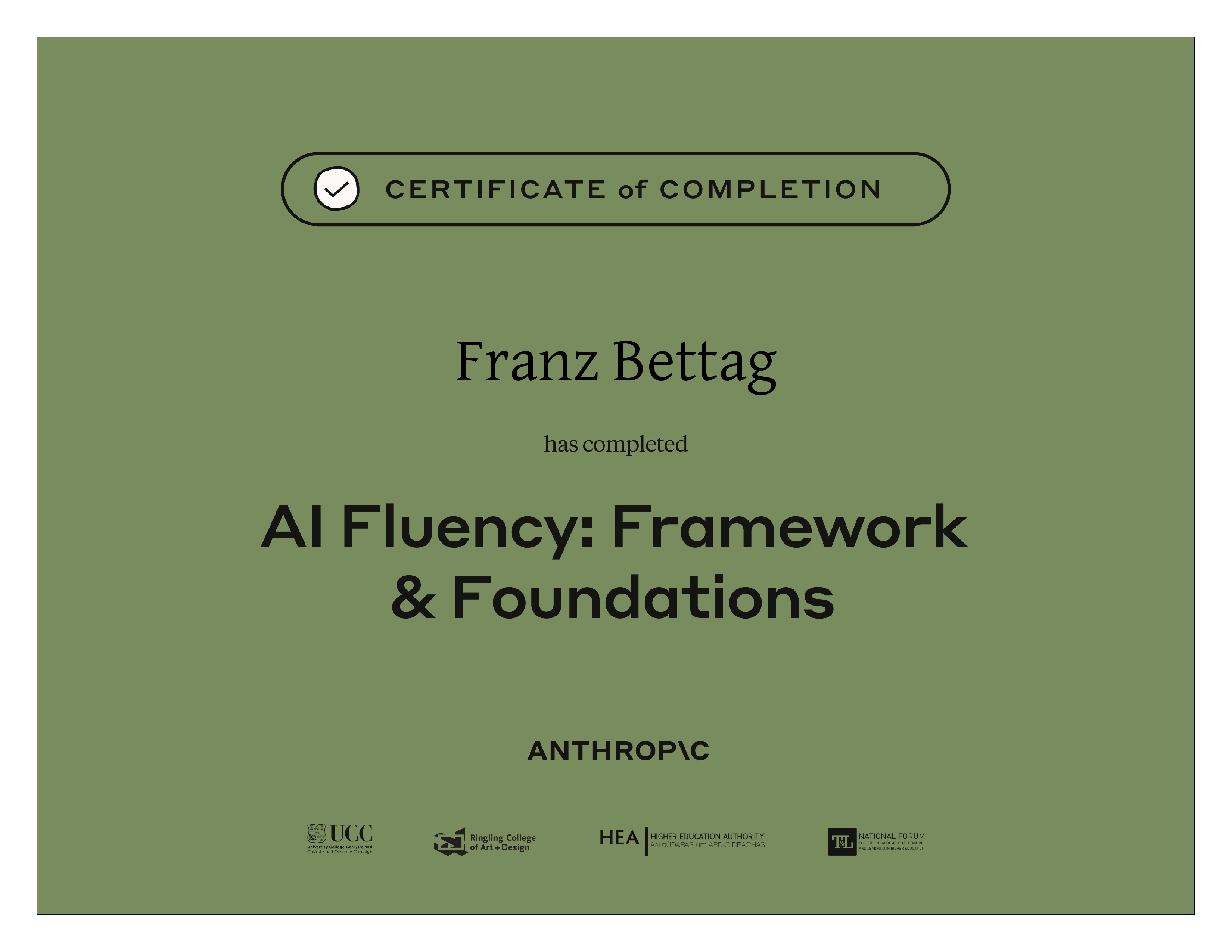 AI Fluency Framework and Foundations