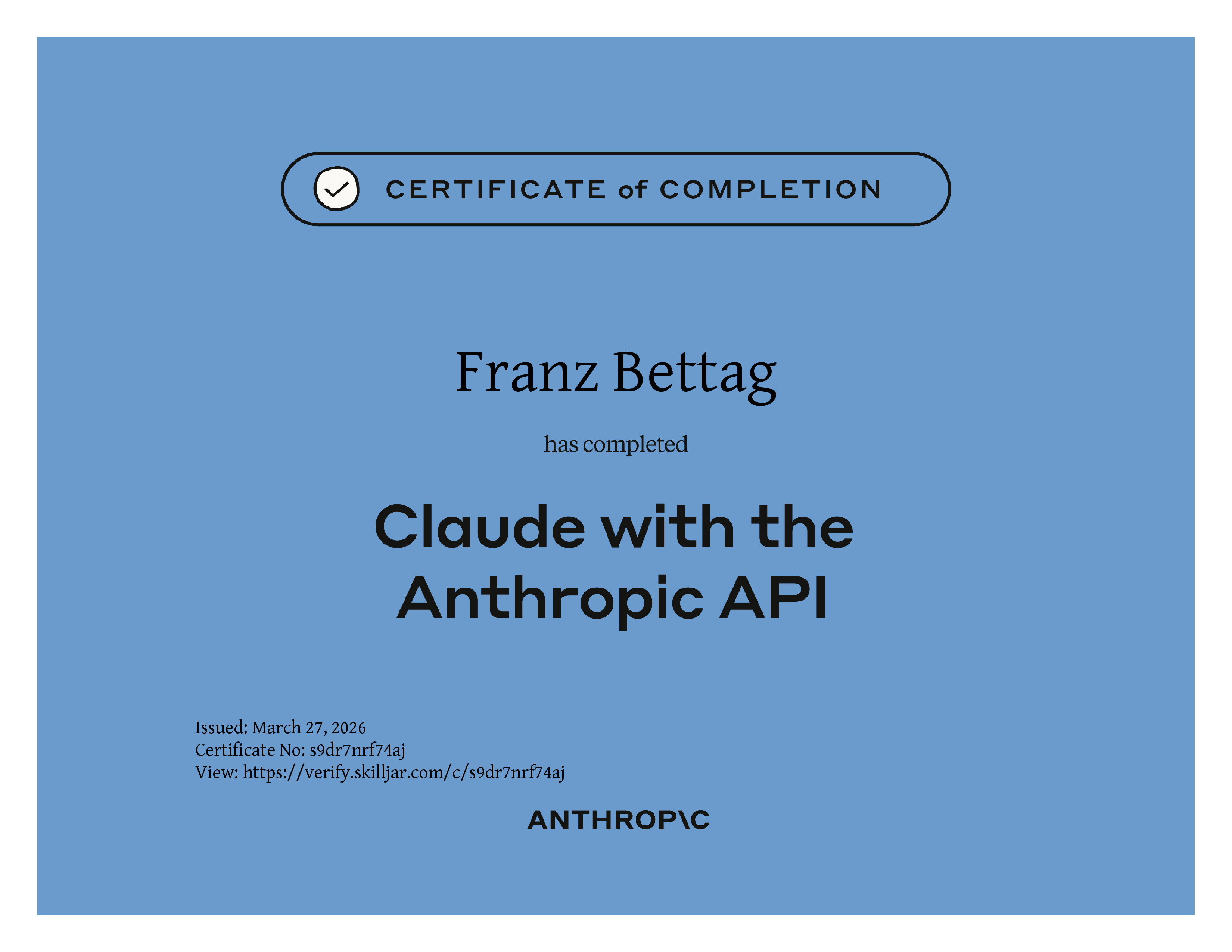 Building with the Claude API