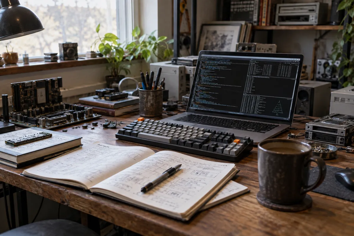 Arbeitsplatz für praktische Software- und Infrastrukturentwicklung