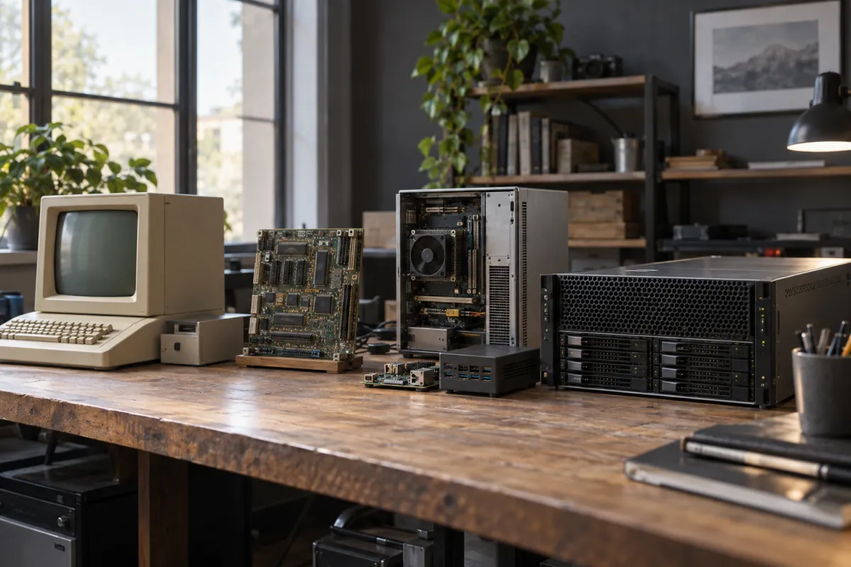 Computertechnik von frühen Systemen bis zur modernen Infrastruktur